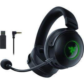 Razer Kraken V3 Pro Wireless Gaming Headset with Razer HyperSense, Black, One Size