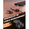 Maveek Set of 9, 360° Rotation, Magnetic, Twist Lock, Cable