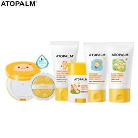 ATOPALM Zinc Mild Up Sun Pact 15g*2ea Set 3items, Type:01 Sun Pact 15g*2ea+Sun Cream