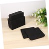 Ipetboom 8pcs Black Felt Coasters Insulation Pads Non Slip Heat