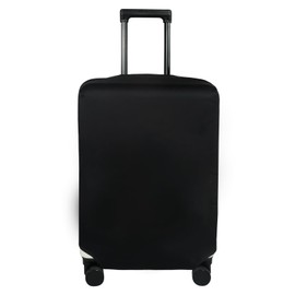 Explore Land Travel Luggage Cover Suitcase Protector Fits 27-30 Inch Luggage (Black, L)