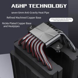 Thermalright Phantom Spirit 120 EVO CPU Air Cooler, 7 Heat Pipes CPU Cooler,Dual 120mm TL-K12 PWM Fans, AGHP 4.0 Technology, for AM4 /AM5/Intel 1851/1700/1150/1151/1200, PC Cooling