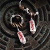COPPERTIST.WU Masterblade Talisman Earrings Daoist Earrings for Men Women, S925
