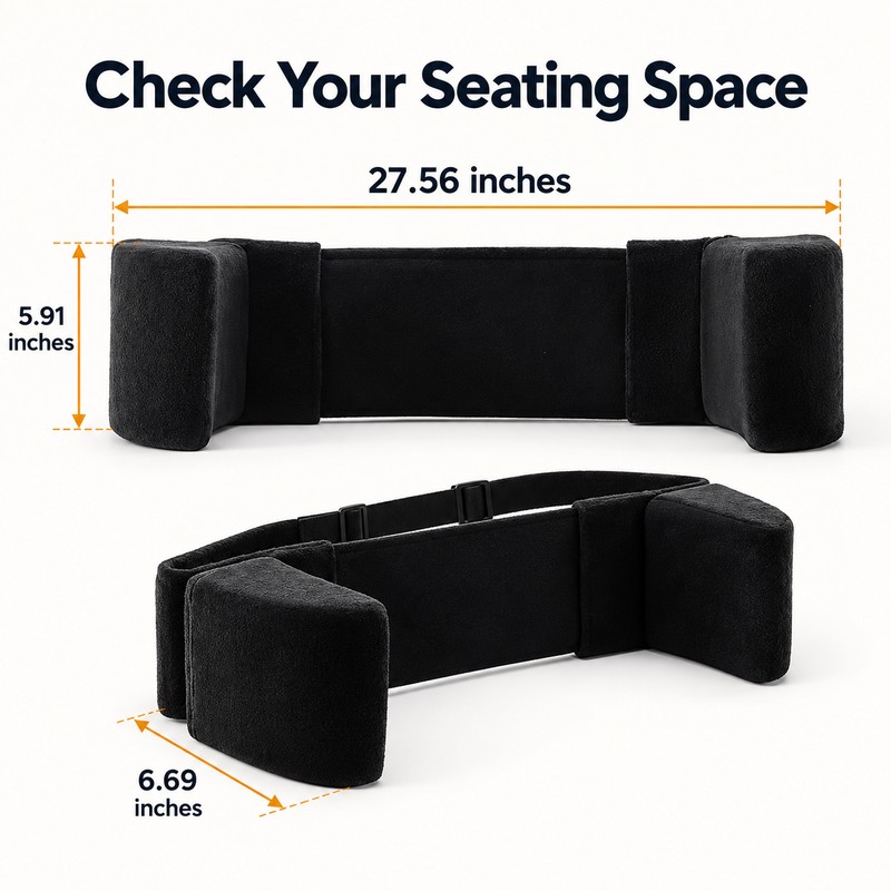Wheelchair Side Support Pad – Foam Wedge for Added Seating