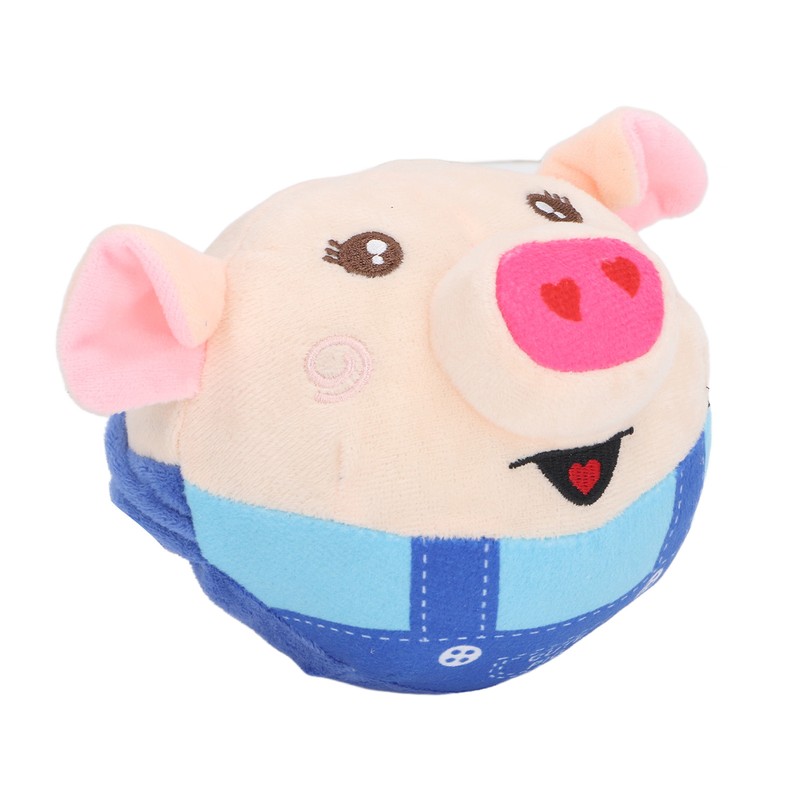 Jumping Plush Toy Remote Control Ball Baby Talking Learning Toy