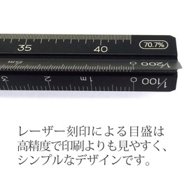 ステッドラー 定規 三角スケール アルミ コピーダウン 15cm 561 7-15