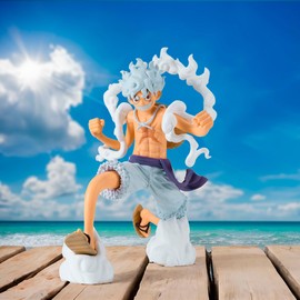 NINJAMO One Anime Piece Monkey D Luffy Gear 5 Grandista Collectible Figure 8.3" in