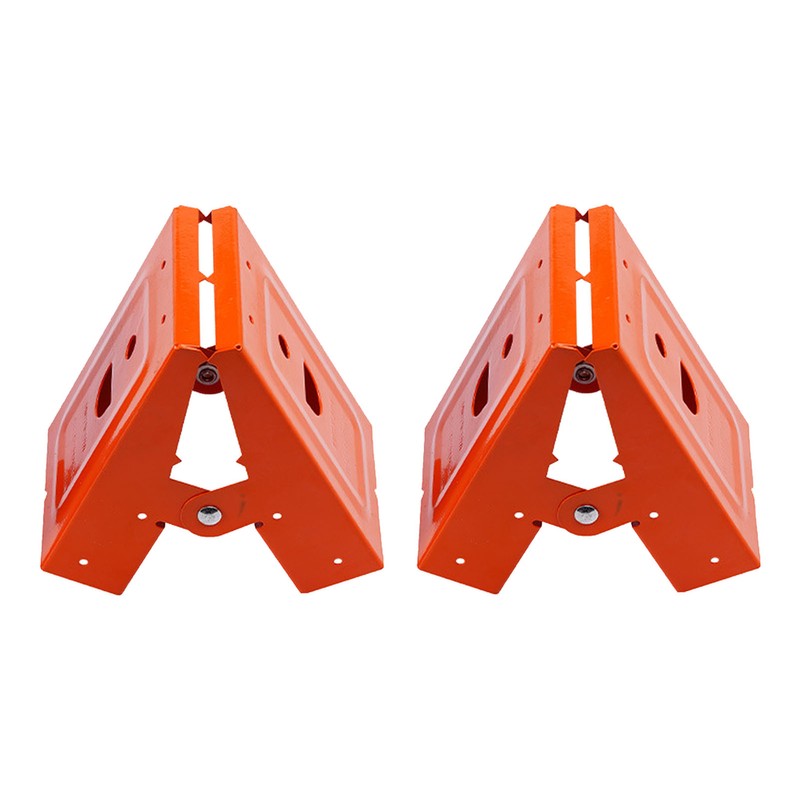 2PCS Saw Horse Bracket Cold Rolled Steel Mechanical Sawhorse Brackets