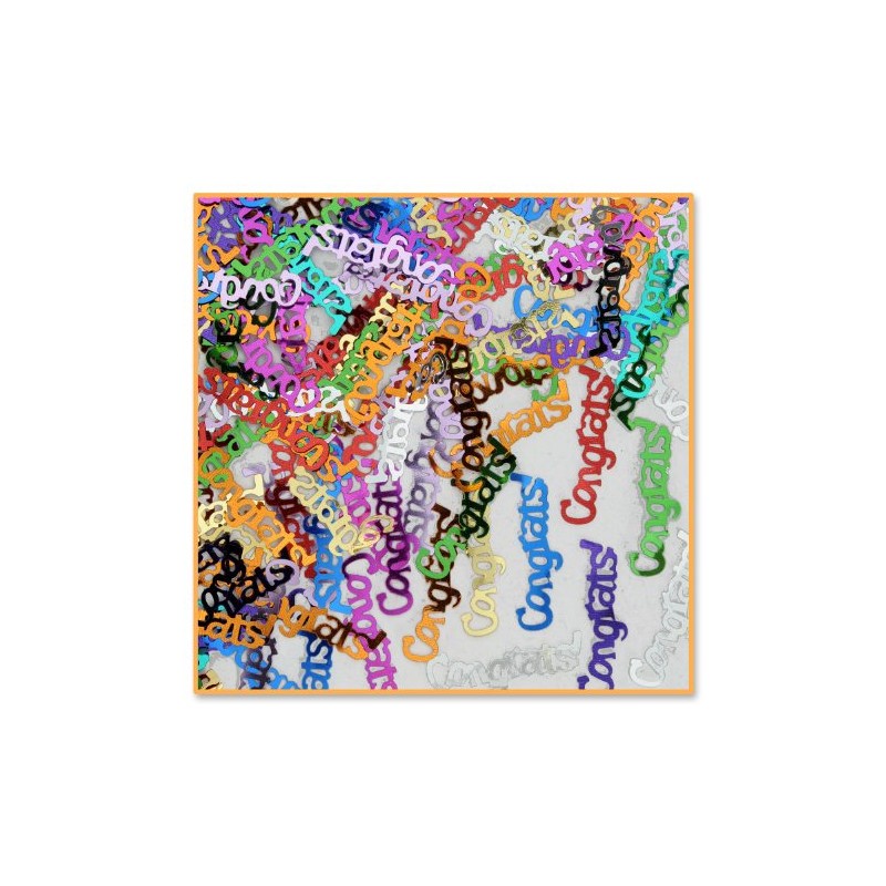 Beistle CN037 Congrats Confetti, 1/2-Ounce