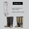 UNIQOCK Trail Adjustable Leg Gaiters,Snow Boot Guard Gators,Shoe Gaiters,Sandproof,Waterproof Hiking