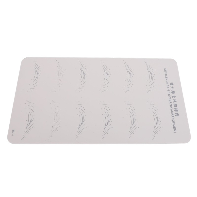 5Pcs Double Sided Microblading Practice Skin Soft Silicone Eyebrow Tattoos