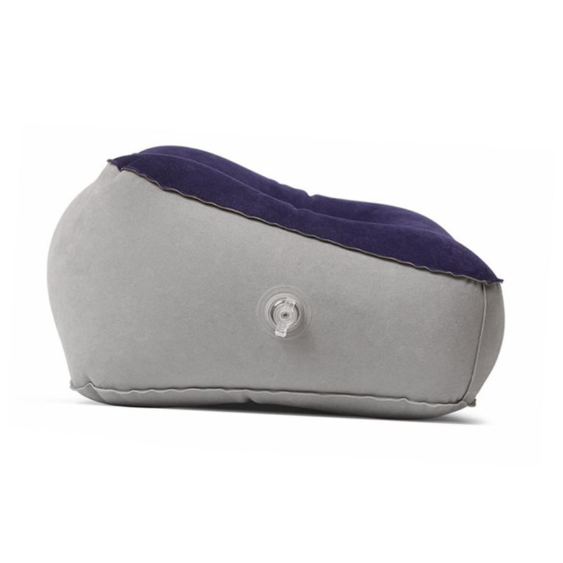 COHEALI 2pcs Inflatable Foot Rest Pillow Flocking Pvc Foot Massage