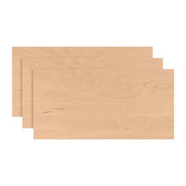 Edge-glued Board by Walnut Hollow, Cherry, 12" x 24" x 3/4", (Pack of 3), Heavy-Duty, Project Ready, for Your Small Business, Home DIY, Décor, or Craft Projects