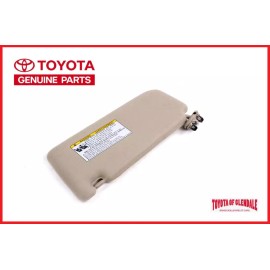 Toyota OEM 2007-2011 TOYOTA CAMRY SUN VISOR RIGHT PASSENGER BEIGE WITHOUT LIGHT & SUNROOF