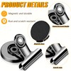 10 Pack Magnetic Clips Heavy Duty, Black Fridge Magnet Clips