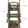 AA Products Heavy Duty Securing Ratchet Straps with Double J-hooks