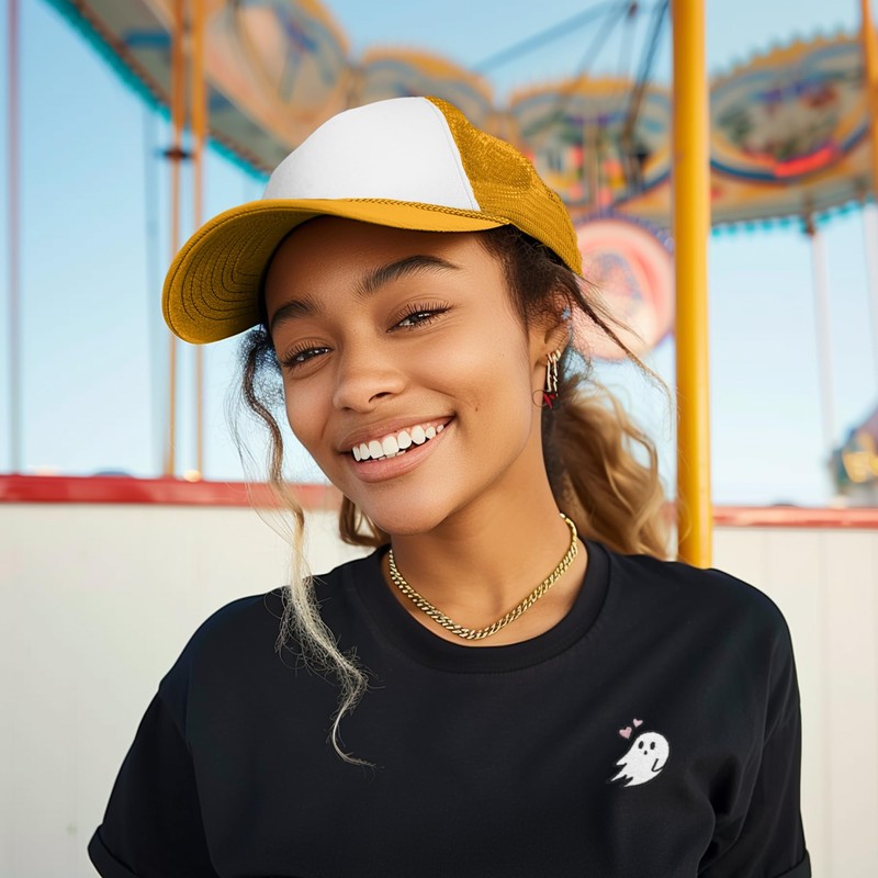 Dalix Gorra de dos tonos con correa para ajuste trasero