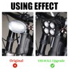 URLWALL Upgraded Headlight for Sur Ron Segway Motorcycle, Plug N