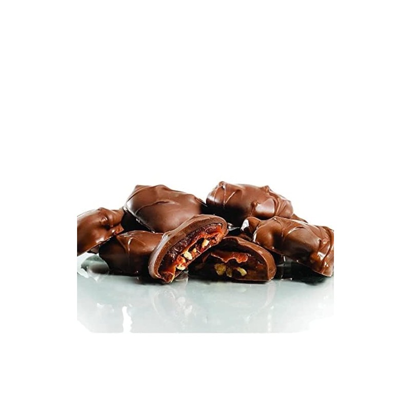 Milk Chocolate Pecan Caramel Clusters 32 oz (2LB) - Insulated
