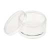 SE 2-3/4" Clear Plastic Storage Containers with Stackable Screw-On Lids