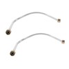 SHINEOFI 2pcs Aluminum Air Compressor Replacement Hose Lightweight Durable Fit