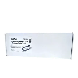 Coflex Desague Para Tina De Baño Flexible Tapon Metalico Cromo Push