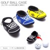 Grandios GD-GLBLCASE-BL Men's Golf Ball Case, 2 Pieces, Stylish, Golf
