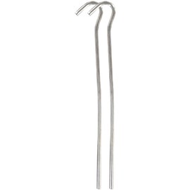 Highlander Steel Wire Tent Peg - Silver, 18 cm