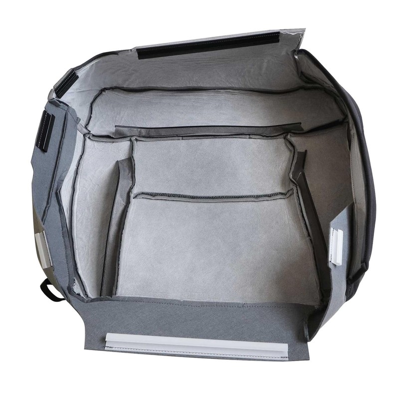 NLQR Driver Side Bottom Replacement Seat Cover Cloth Dark Flint