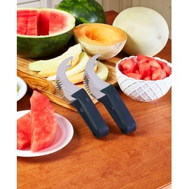 Set of 2 Watermelon Slicer,Corer,Server