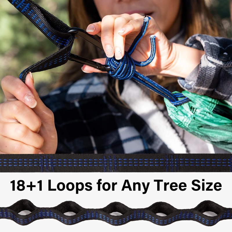 Kootek Camping Hammock 500 lbs Capacity, Portable Hammocks with Tree