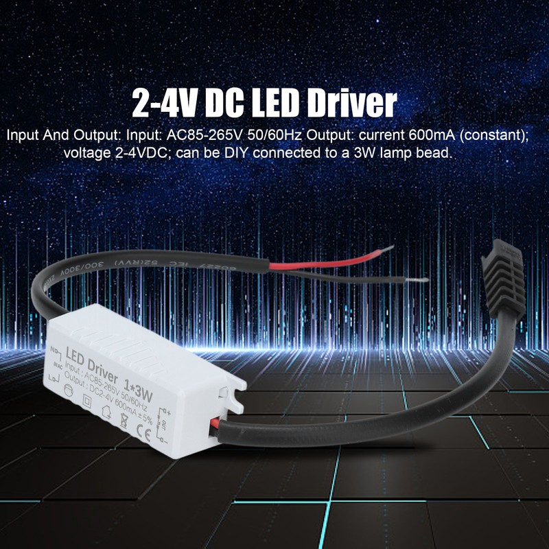 LED Driver AC 85‑265V to 2‑4V DC Power Supply Transformer