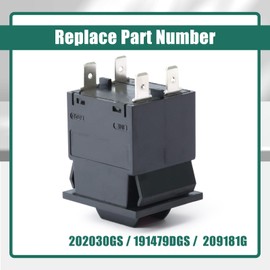 YUXIVCNE 202030GS 20 AMP Circuit Breaker Compatible with Briggs & Stratton Generators, Replace 191479DGS 209181G