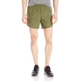 Soffe Mens Dri Running Shorts, OD Green, X-Large