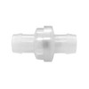 BesNPT 1/2" Barb Hose Inline Check Valve Ozone Resistance PVDF