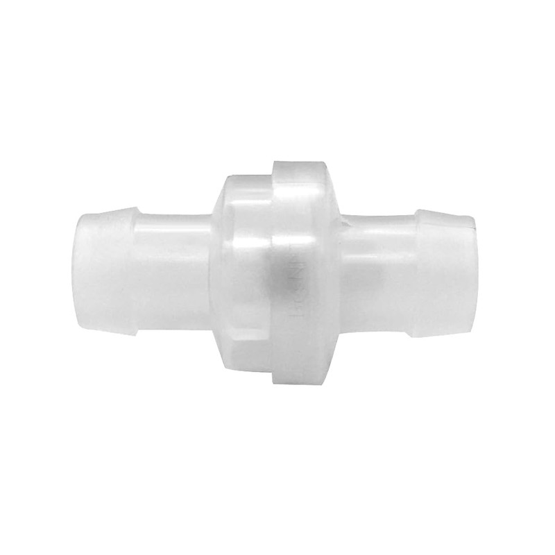 BesNPT 1/2" Barb Hose Inline Check Valve Ozone Resistance PVDF
