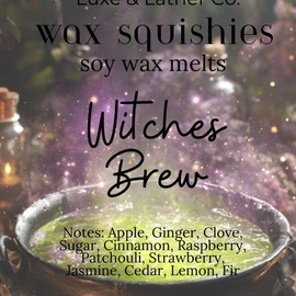 Wax Squishies - 7.5 oz Variety of Scents! Squeeze Wax, Squeezable Wax Melts home fragrance amazing scents:_Witches Brew