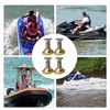Laroal M8 T Slot Nut Hydrofoil Mounting T-Nuts Brass Connector