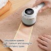 Electric Lint Remover Rechargeable Digital Display Powerful Motor 6 Blades