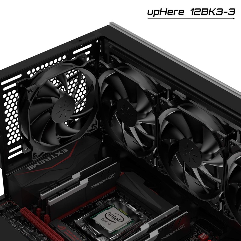 upHere 120mm Case Fan - Low Noise, High Airflow, Ultra