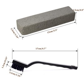 Paquete de 8 piedras pómez para limpieza de inodoros, piedra pómez de limpieza, almohadilla de limpieza para inodoro, piscina, baño, cocina, limpiador de barbacoas