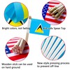 TSMD Saint Lucia Stick Flag Saint Lucian Small Mini Hand