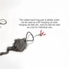 Rabbit Fur Mouse Cat Toys with Bell, Rope & Crinkle