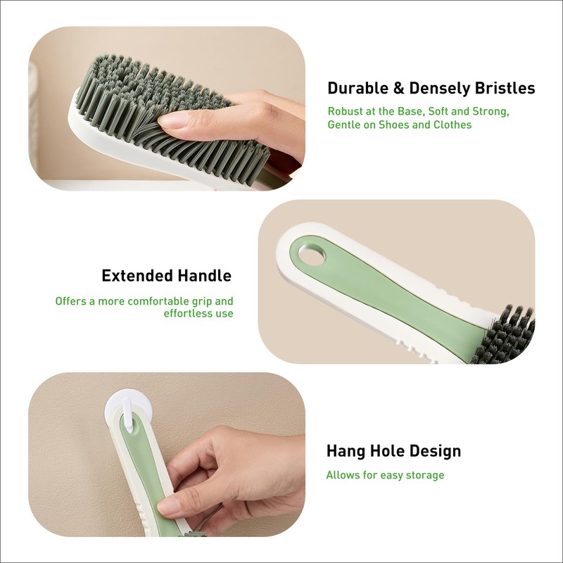 Heavy Duty Scrub Brush | Comfort Grip Cleaning Brushes for