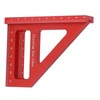 3D Multi Angle Measuring Ruler 45 90 Degree Aluminum Alloy