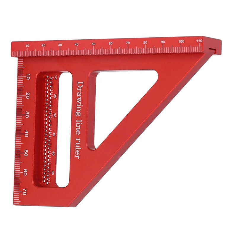 3D Multi Angle Measuring Ruler 45 90 Degree Aluminum Alloy