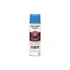 Fluorescent Blue Line Marking Paint, Water Base Type, 20 Oz.