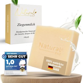 Goat Milk Soap, 100% Natural Soap, Without Harmful Ingredients, Certified, Handmade Shower Soap for All Skin Types, Shower Gel, Natural Cosmetics