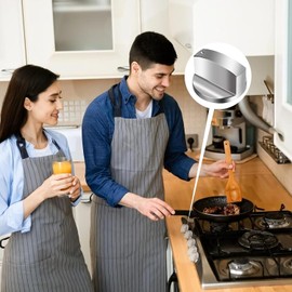 Rotary Knob Cooker 6mm Gas Stove Knobs Metal Universal Oven Switch Rotary Switch Gas Stove Knobs for Oven Gas Hob Table Grill 6 Pieces