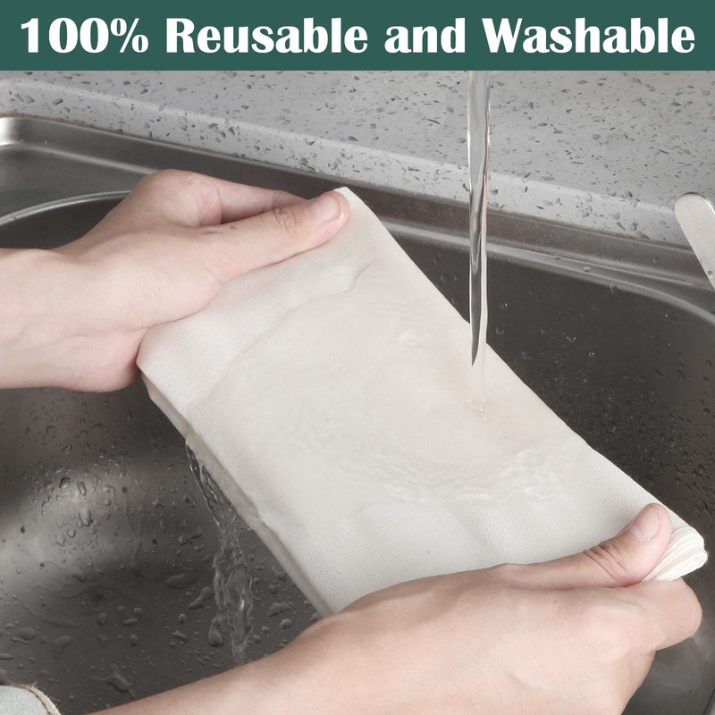 Reginary 48 Pcs 20 x 20 Inches Cheese Cloths Bulk,